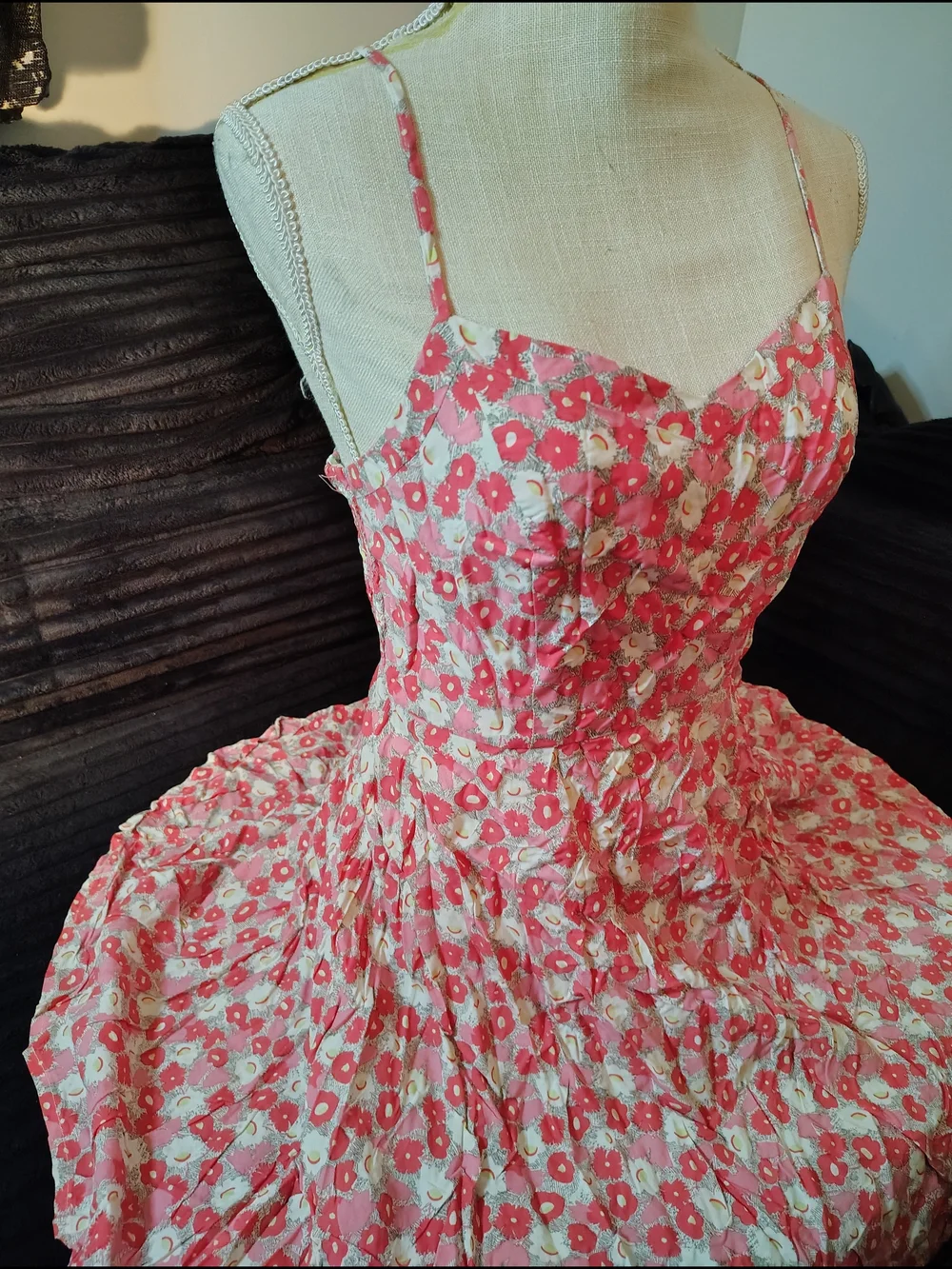 Old Navy Pink Floral Spaghetti-Strap Sundress